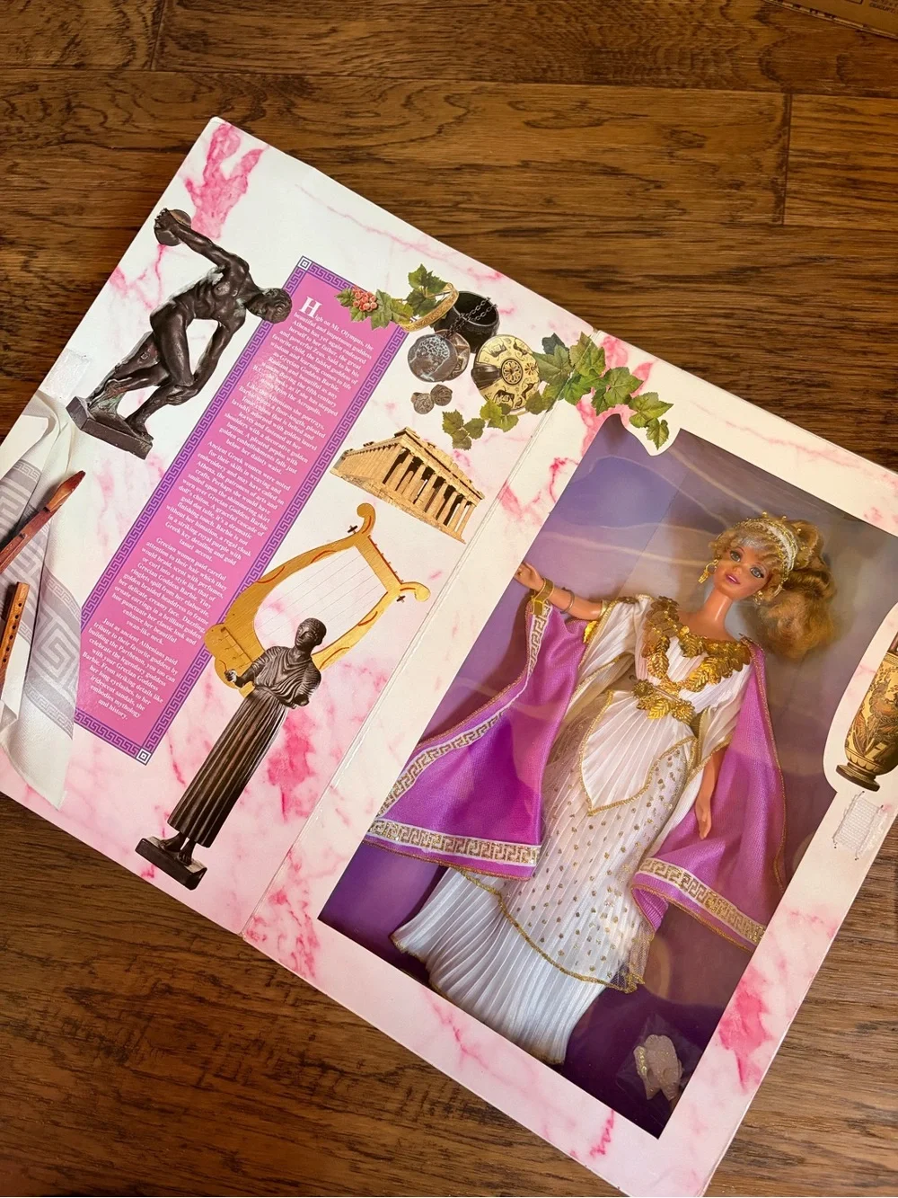 GREAT ERAS ( GRECIAN GODDESS) 1994 COLLECTOR BARBIE 14YRS AND UP EDITION